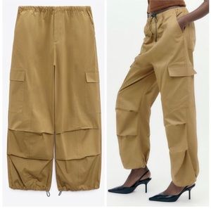 ZARA Parachute Pants